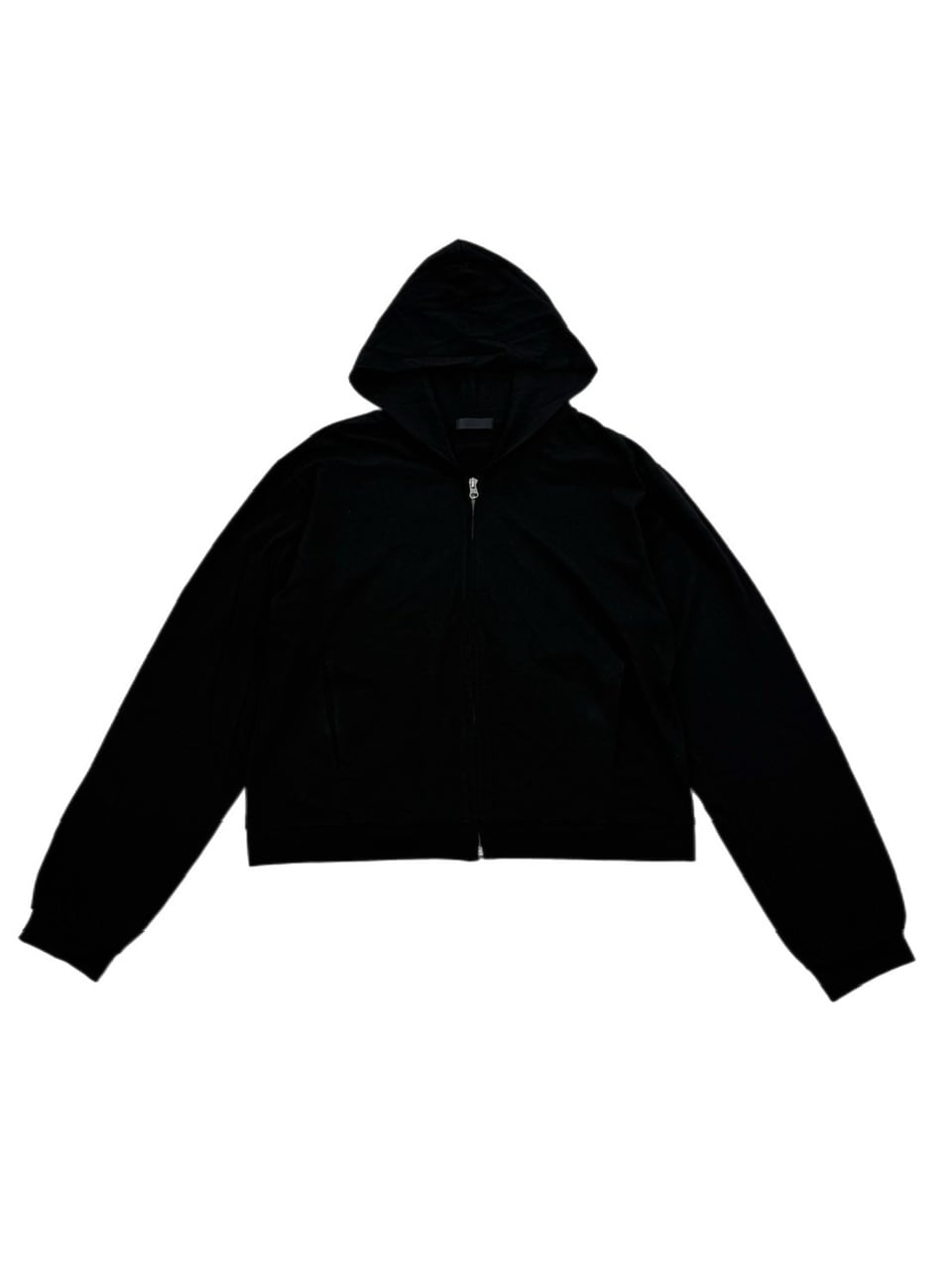受注制【Chikashitsu +】light touch cropped hoodie / 【チカシツプラス】 ライトタッチクロップドパーカー (3color)