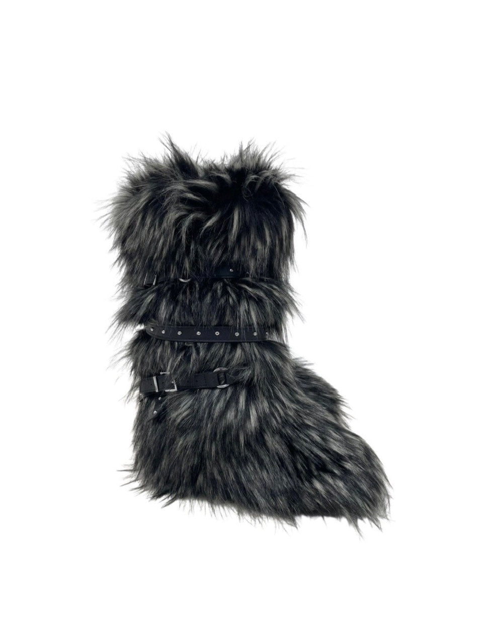 国際配送【Never mind the XU】belt fur boots /【エックスユードッグ】ベルトファーブーツ(2color)