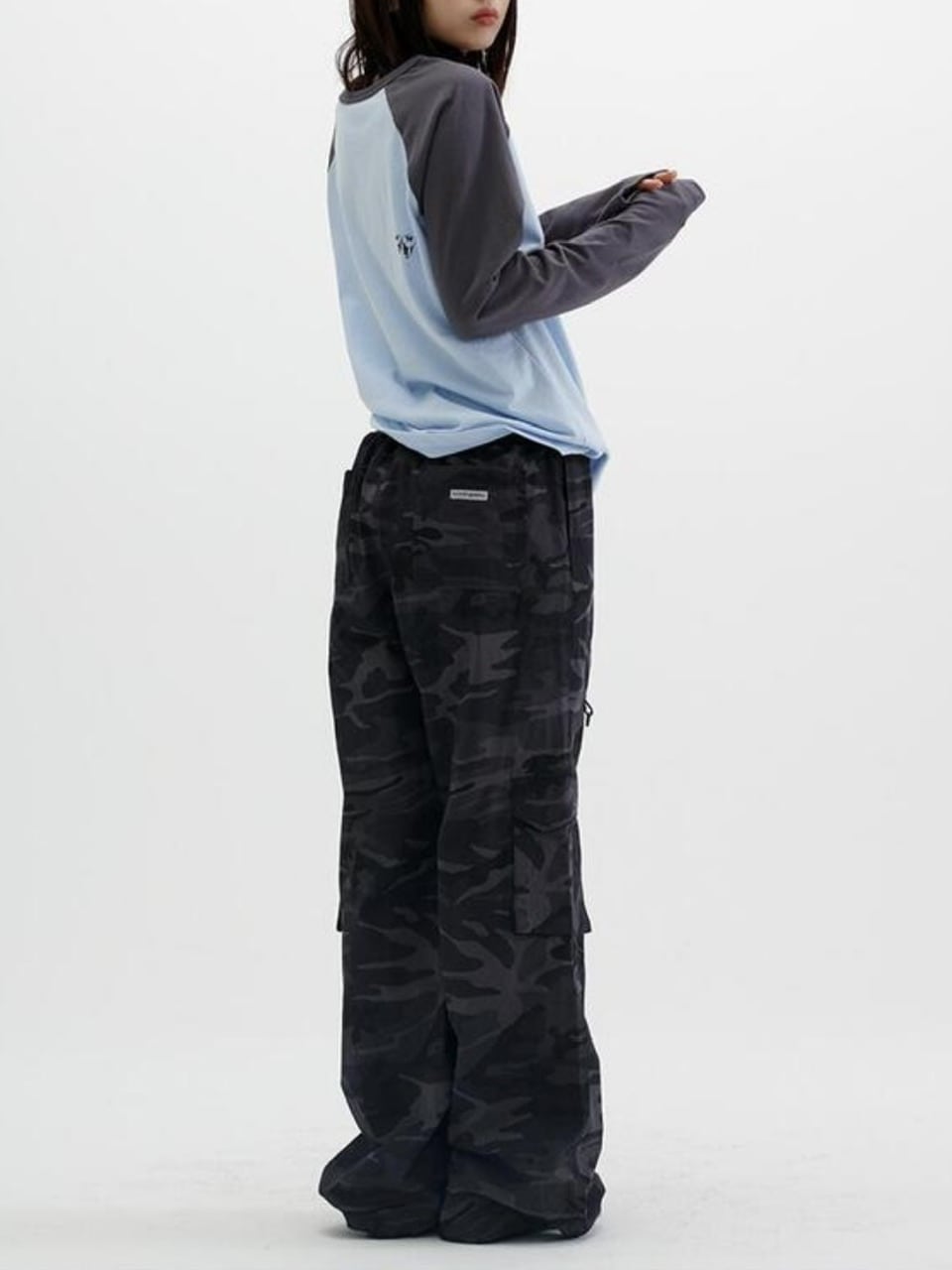 【runningHIGH】RIPSTOP BANDING CARGO PANTS -CAMO- / 【ランニングハイ】リップストップバンディングカーゴパンツ