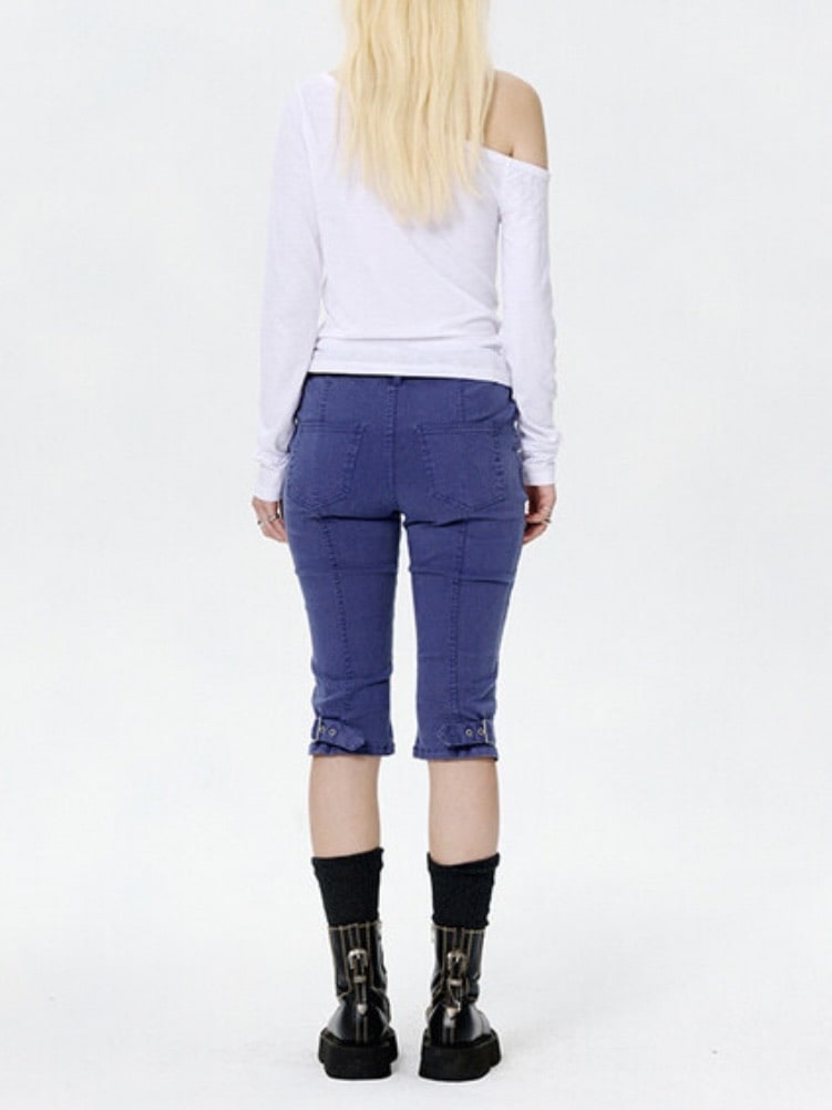 【runningHIGH】ONE OFF SHOULDER L/S TEE / 【ランニングハイ】ワンオフショルダー長袖Ｔシャツ