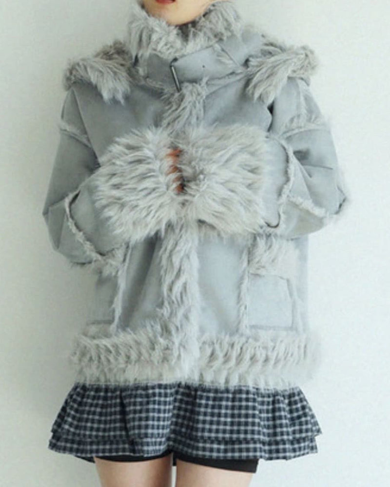 12/21 20:00 再販【Uglyshadow】REVERSIBLE SHEARLING JACKET