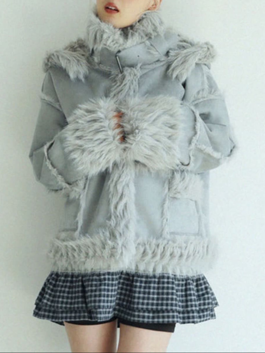 12/21 20:00 再販【Uglyshadow】REVERSIBLE SHEARLING JACKET