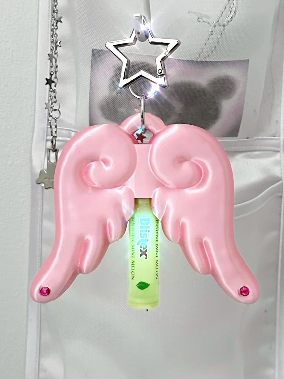 【EVERYTHINGS】LOVELY WINGS / 【エブリシングス】ラブリーウィングリップケースキーリング