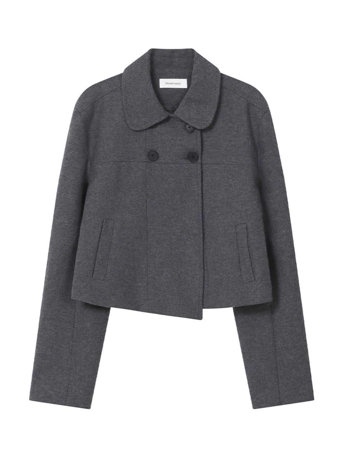【Miseki seoul】Wabi Round collar double jacket