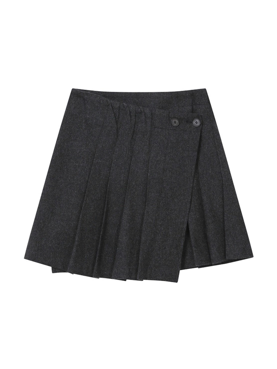 【Miseki seoul】Wabi origami pleats midi skirt