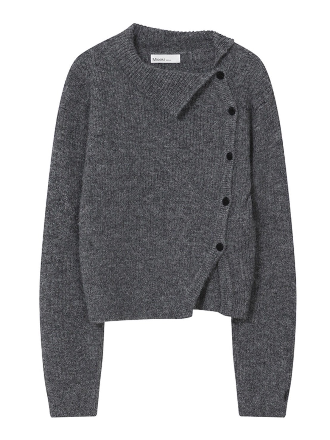 【Miseki seoul】Side button knit