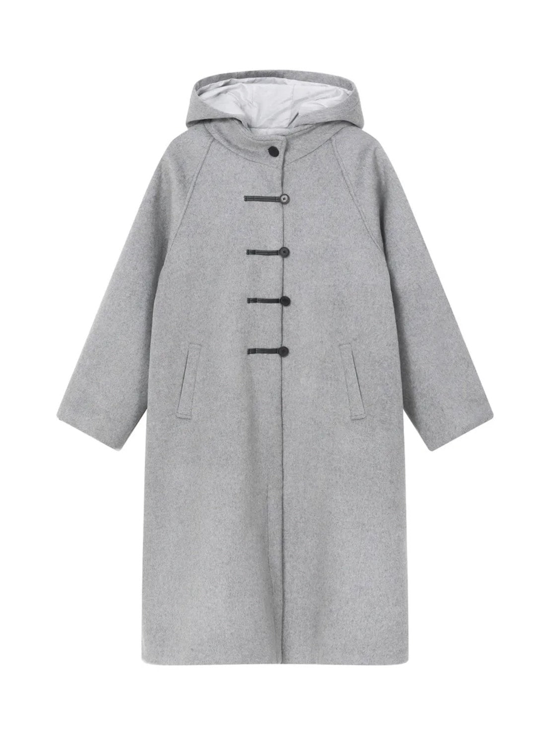 【Miseki seoul】Hoodie long duffle coat