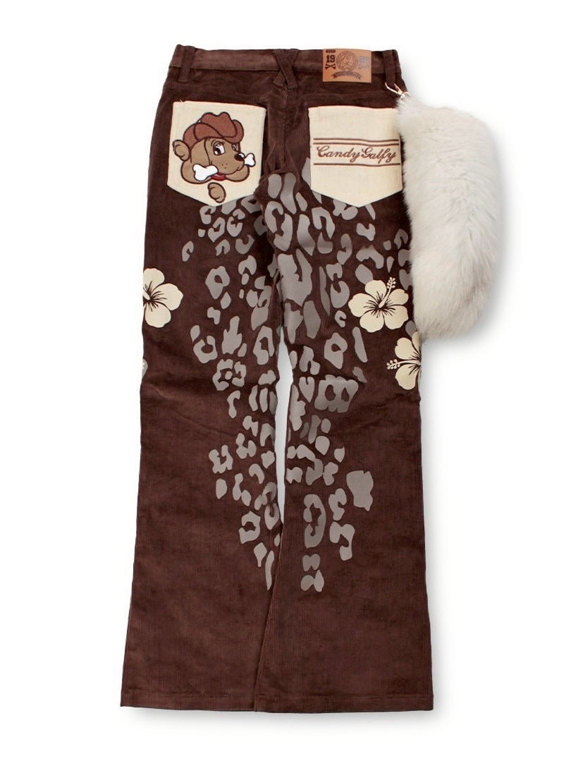 【GALFY】ロゴ的コーデュロイパンツ