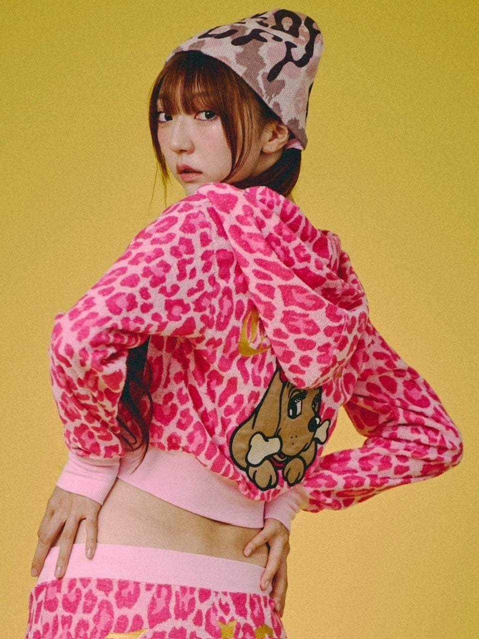 【GALFY】フユGAL 豹パーカー