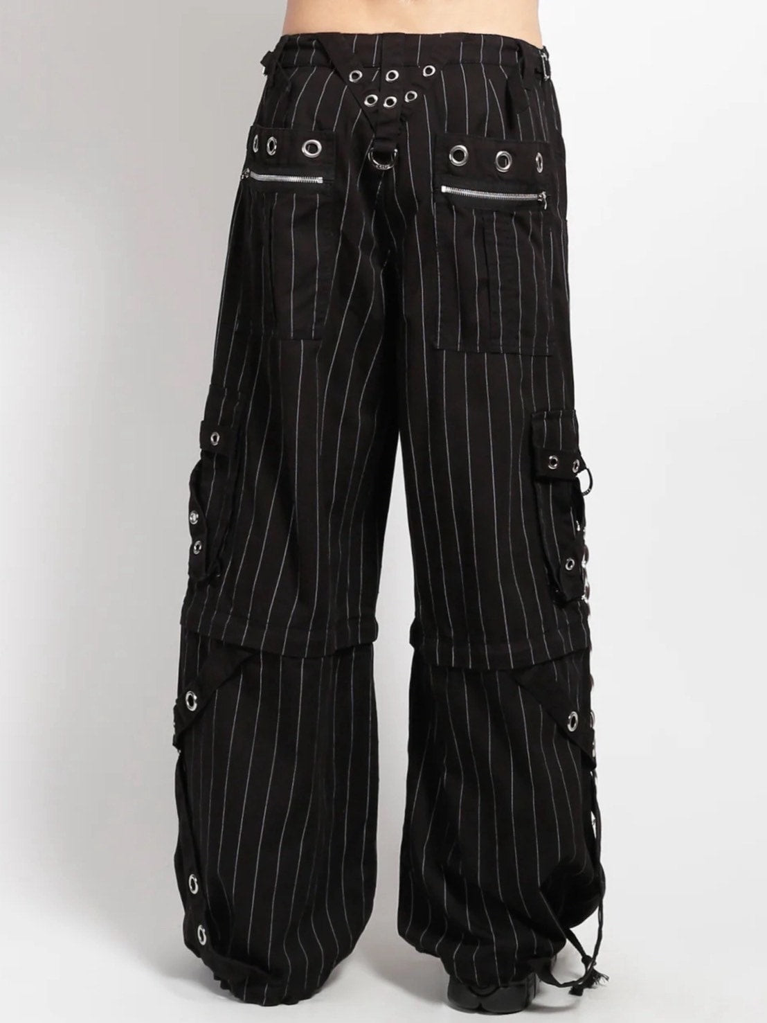 【TRIPP nyc】POWER CHAIN PANT[AF7242MP] / 【トリップ ニューヨーク 】ボンテージチェーンストライプワイドパンツ