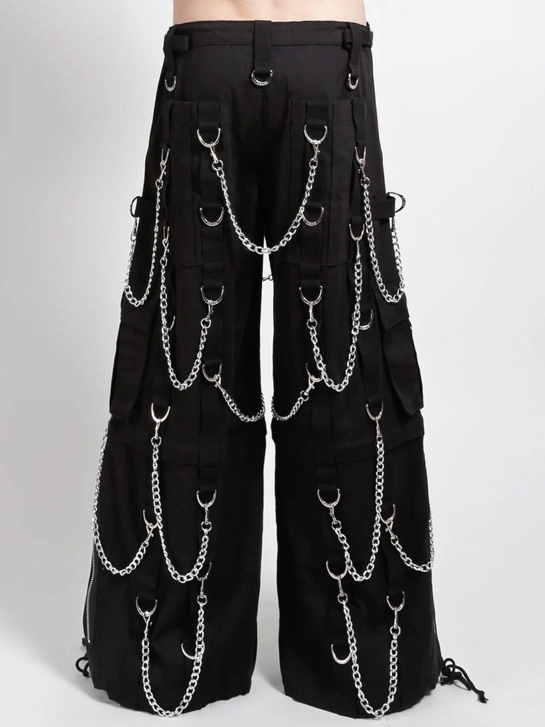 【TRIPP nyc】SUPER CHAIN PANT[AF7294M] / 【トリップ ニューヨーク 】ボンテージストラップチェーンワイドパンツ