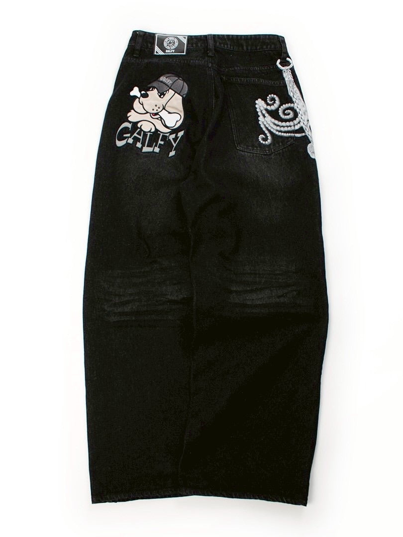 【GALFY】ジャラジャラギャル男デニム