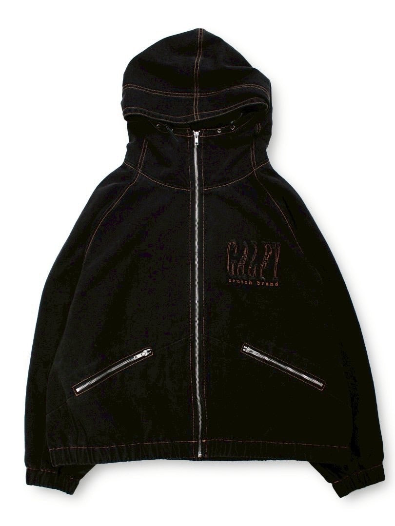 【GALFY】ぐるグニャデニムパーカー