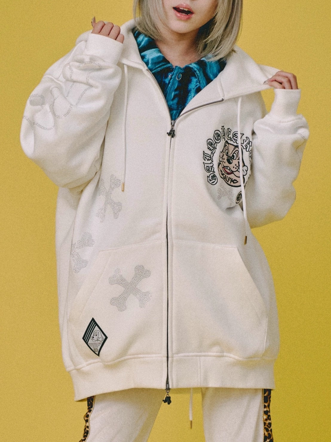 GALFY】ピカピカ骨骨パーカー – PRESSING WEB SHOP