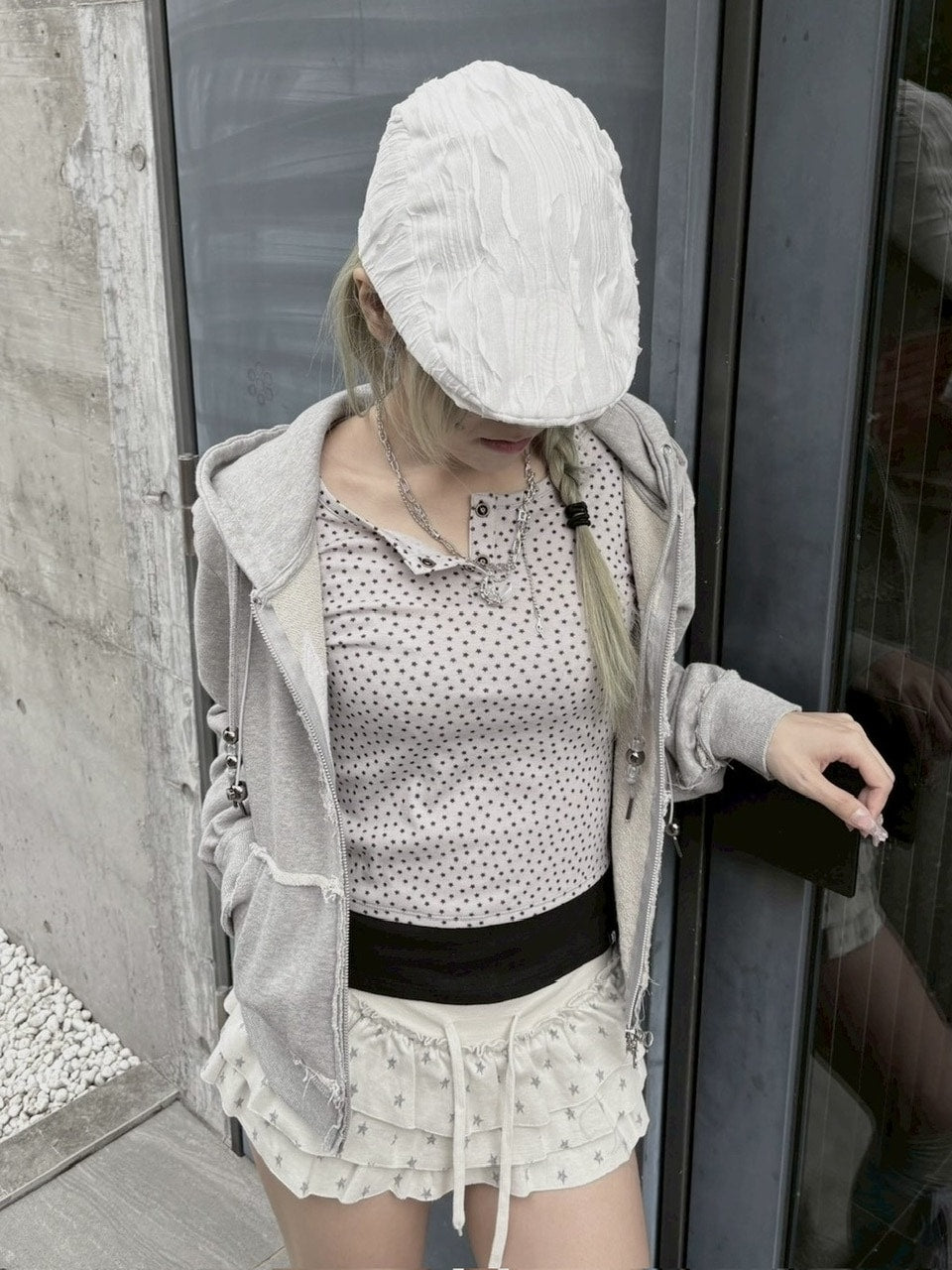 受注制【nmtc +】star frill skirt pants / 【エヌエムティーシープラス】スターフリルスカートパンツ (3color)