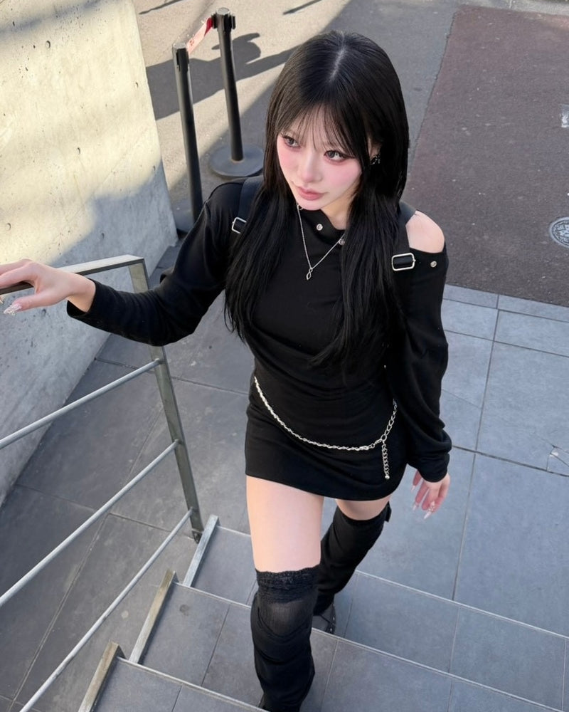 受注制【nmtc +】eyelet onepiece / 【エヌエムティーシープラス】アイレットワンピース (2color)