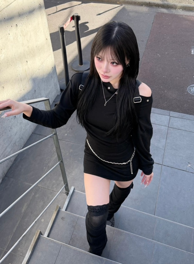 受注制【nmtc +】eyelet onepiece / 【エヌエムティーシープラス】アイレットワンピース (2color)