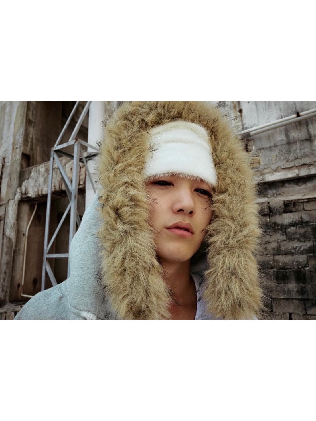 【Thought We Friends】Nyra Zip-Up Jacket with Detachable Fur Hood