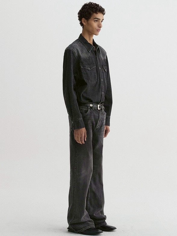 【DNSR】Western Denim Shirt