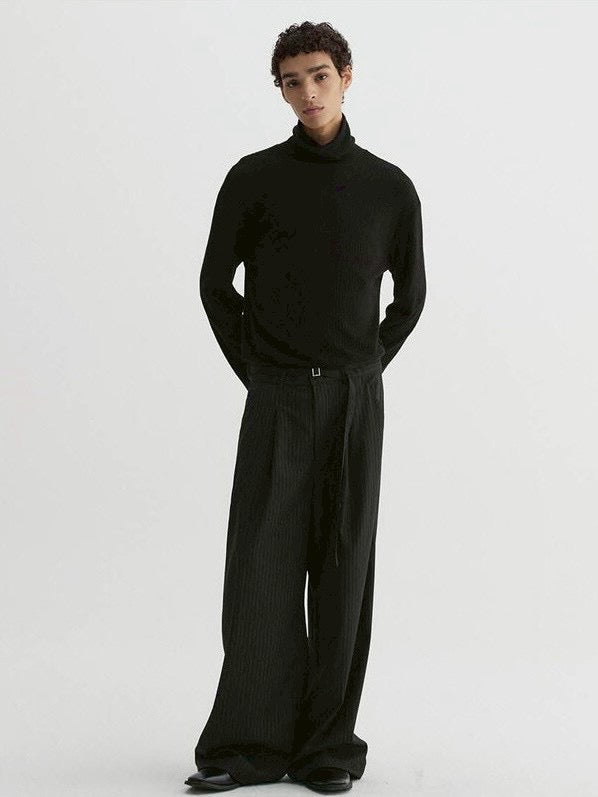 【DNSR】Cinched Stripe Slacks