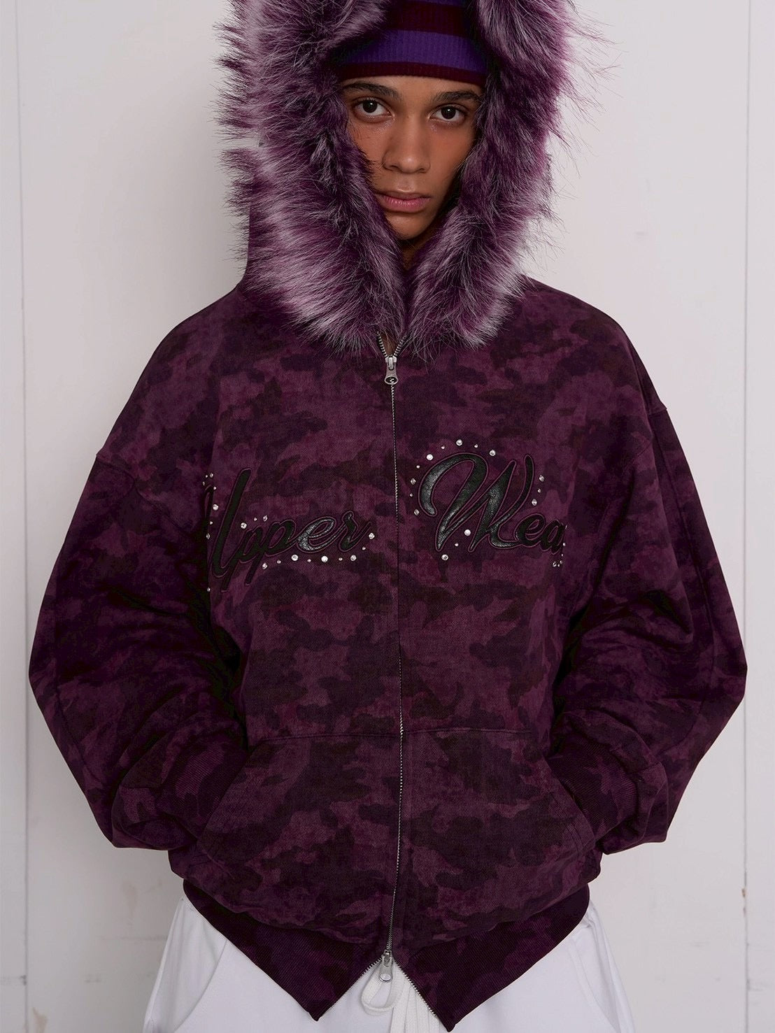 【ESC STUDIO】Upper wear zip-up hoodie