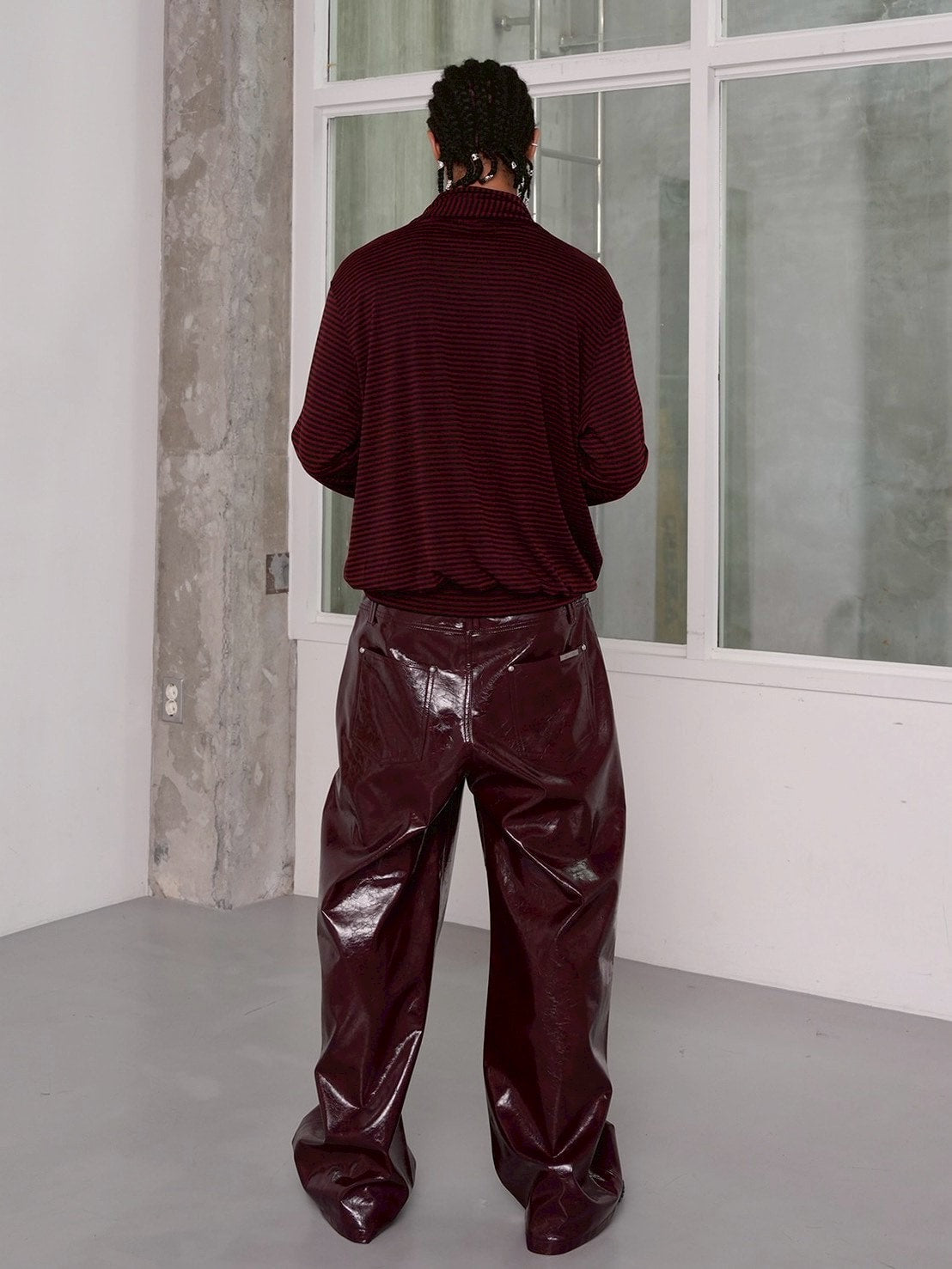 【ESC STUDIO】Drape Scarf T-shirt