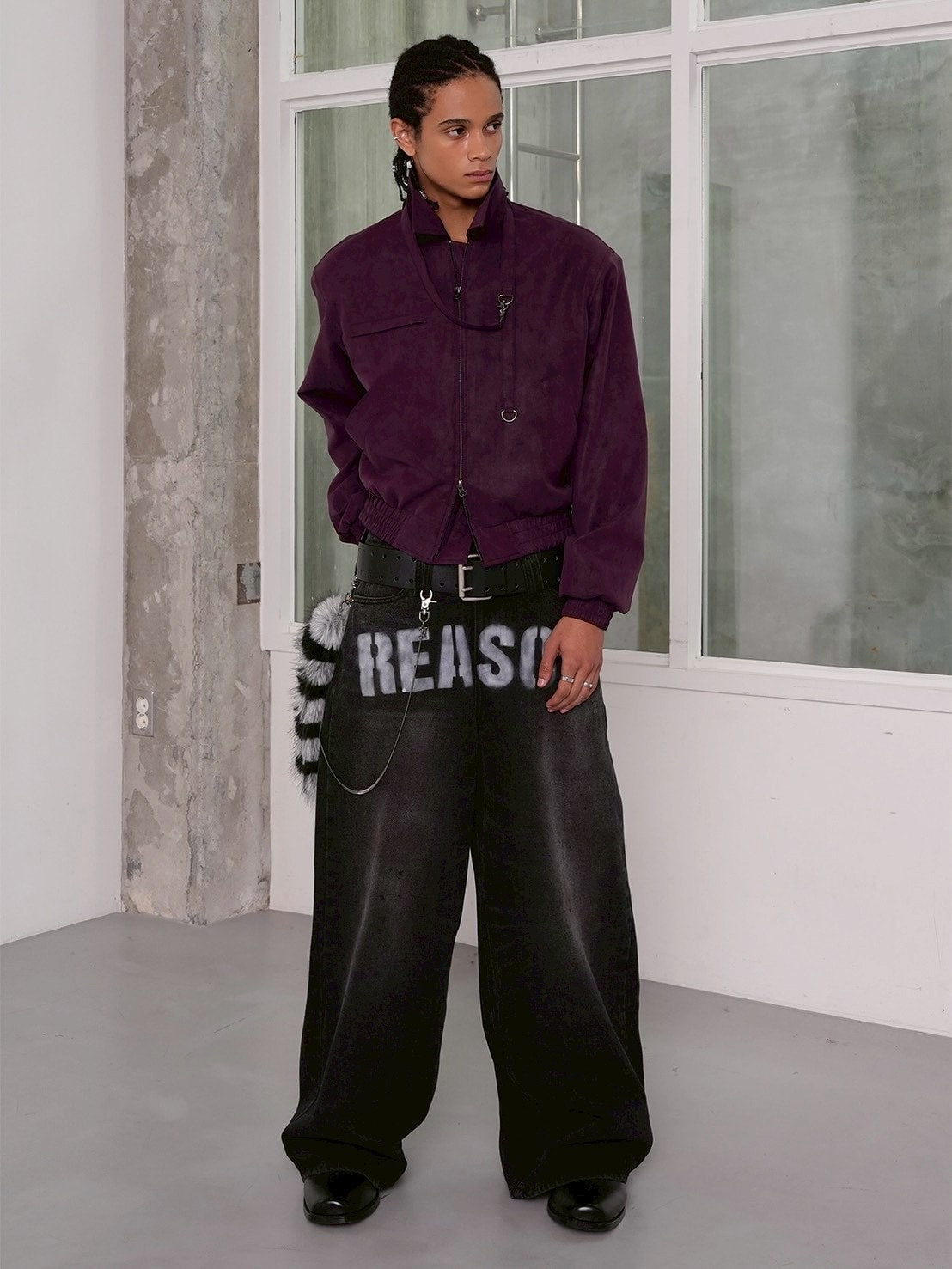 【ESC STUDIO】Fur tail multi chain