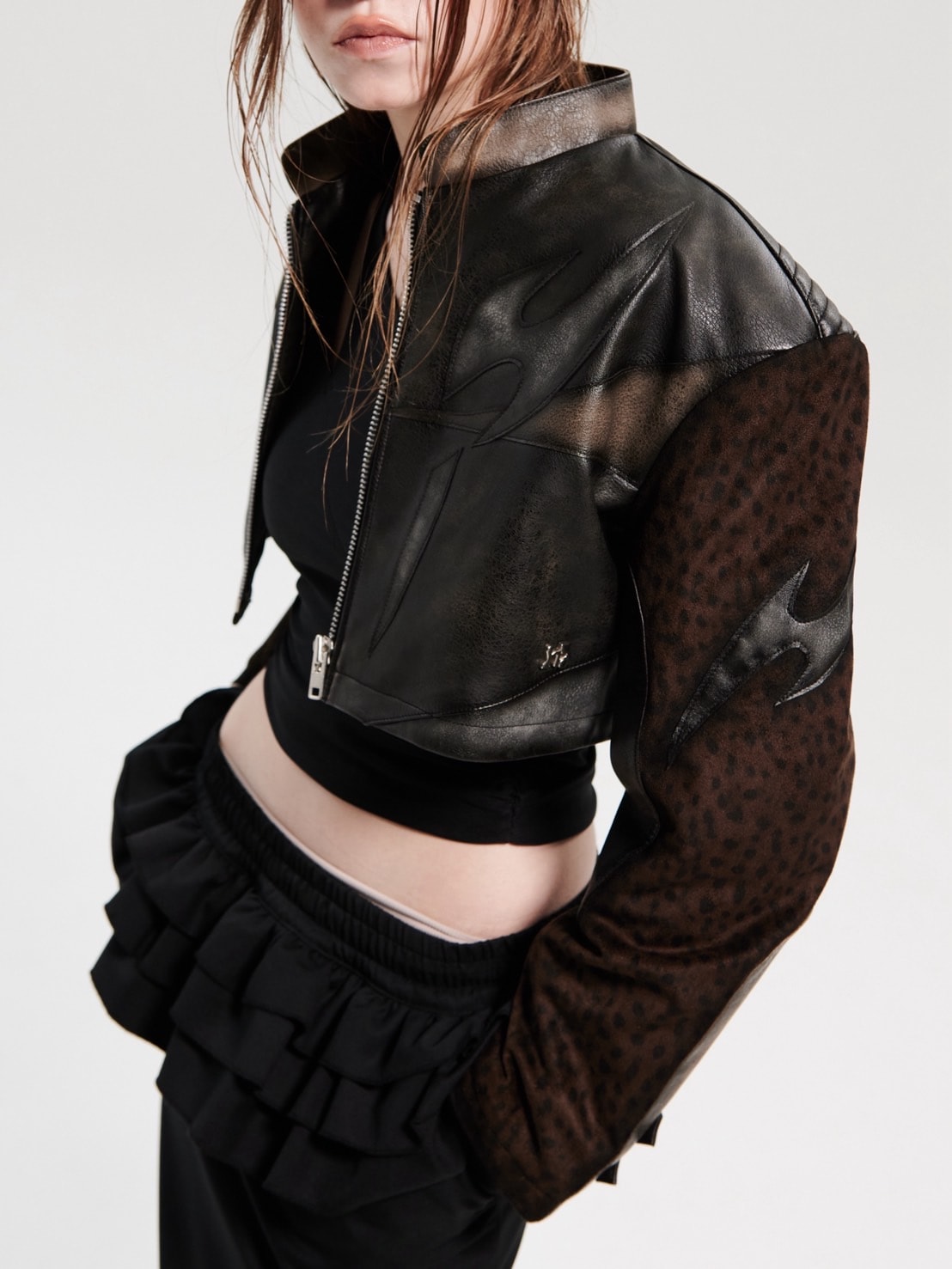 【HOLY NUMBER 7】leopard-colored outerwear