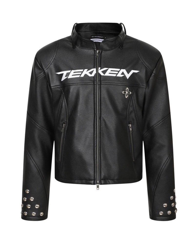 【SURGERY×TEKKEN】LOGO BIKER JACKET