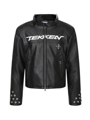 【SURGERY×TEKKEN】LOGO BIKER JACKET