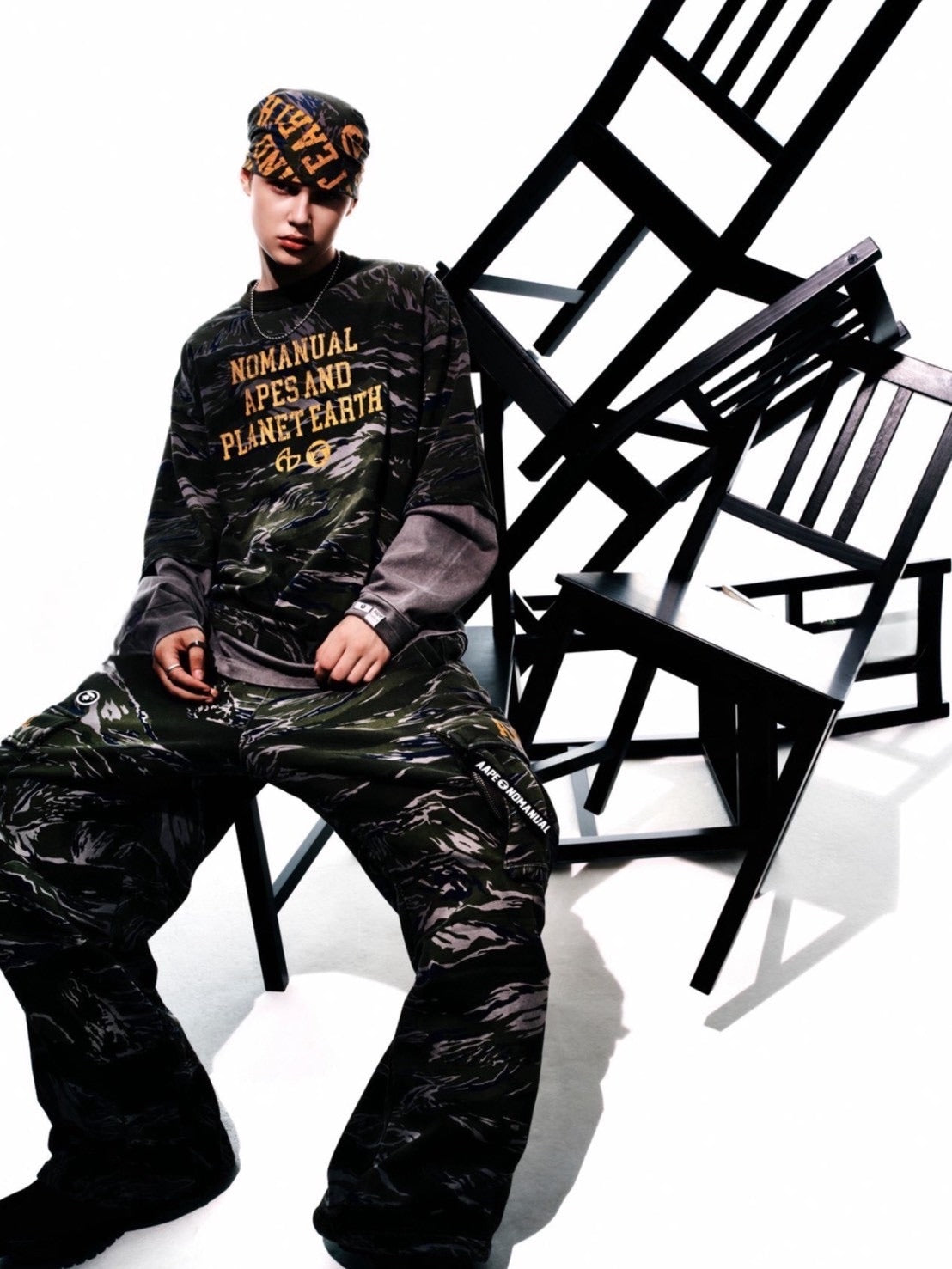 【AAPE X NOMANUAL】AAPE X NOMANUAL SWEATPANTS