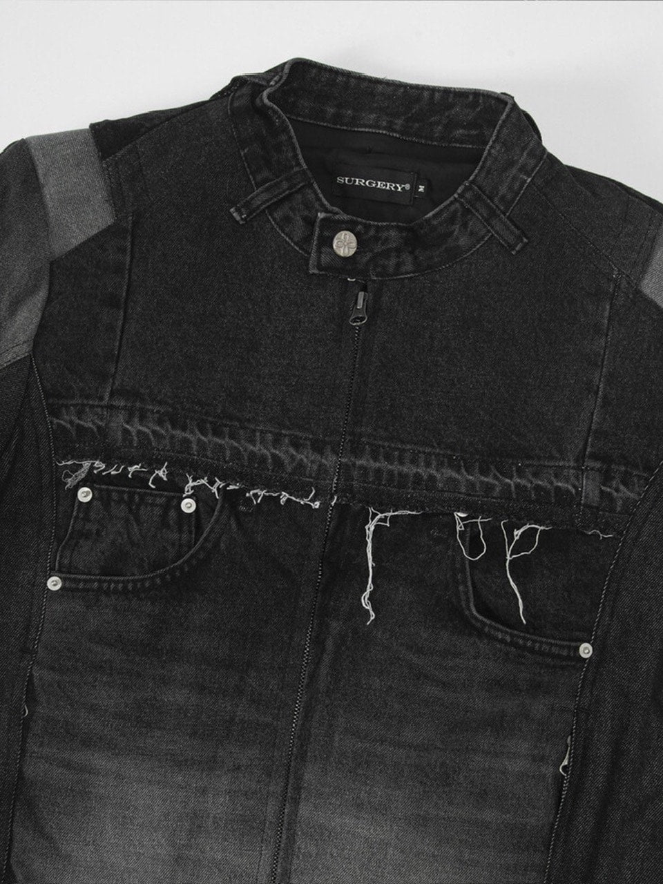 【SURGERY】surgery denim biker jacket / 【サージェリー】サージェリー デニム バイカー ジャケット