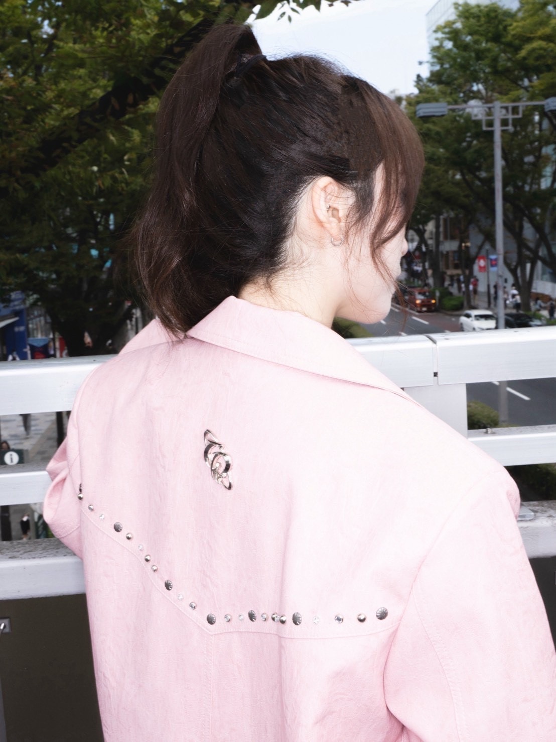 1/2 20:00発売【CHERRYQUIRI】stud leather jacket