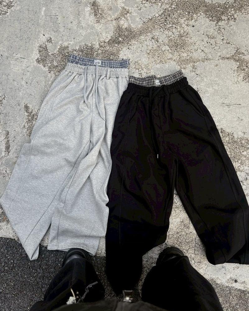 受注制【youll】layered sweat pants (2color)