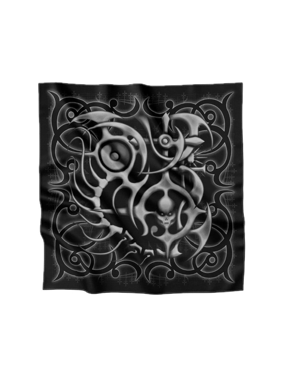 【DND4DES】Skeleton Note Headscarf /【ディーエヌディーフォーデス】グラフィックデザインスカーフ