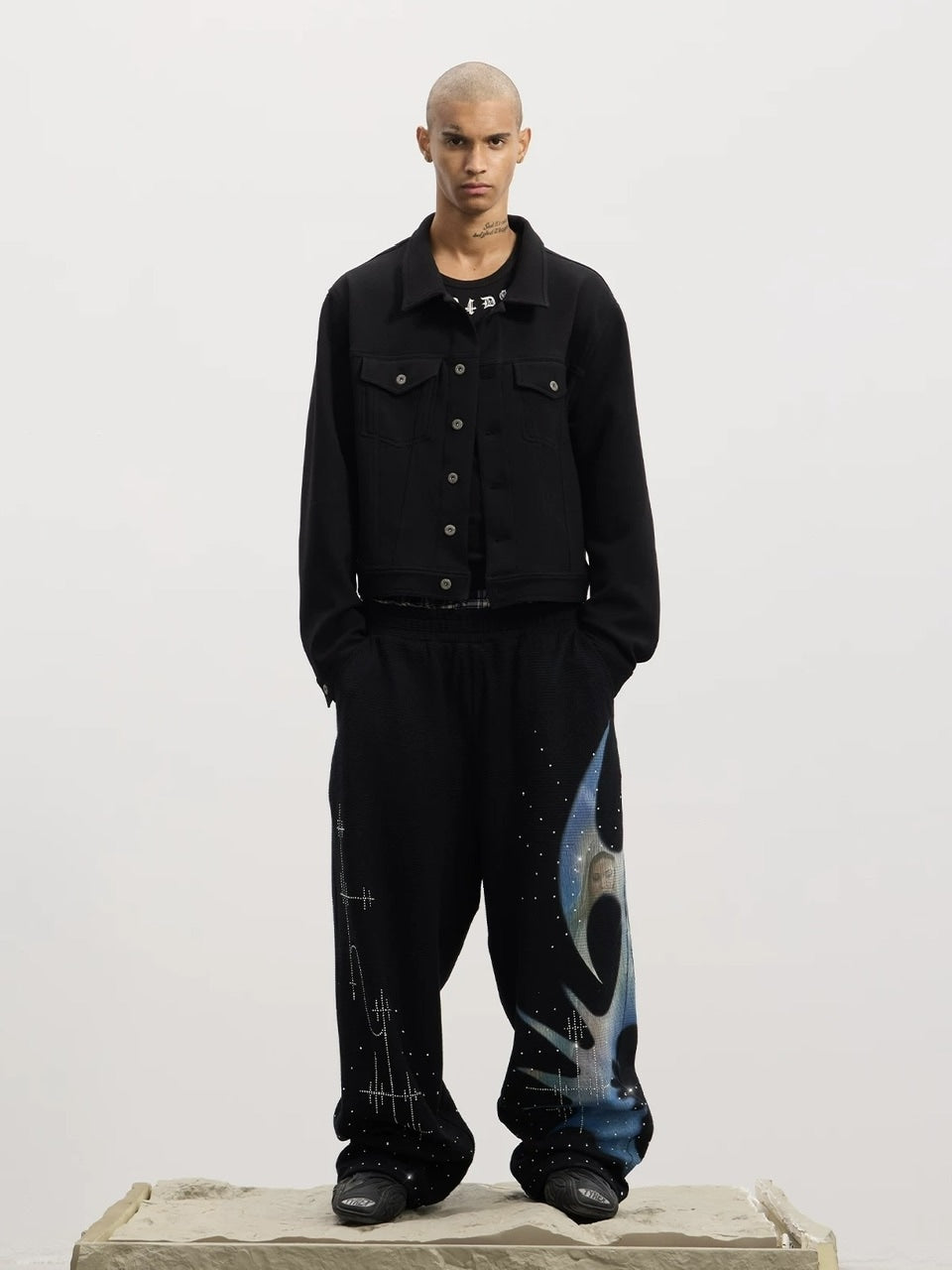 【DND4DES】Wool Knitted Jacket /【ディーエヌディーフォーデス】シンプルポケットカラージャケット