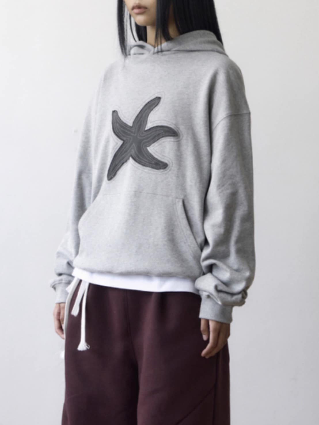【THECOLDESTMOMENT】TCM starfish contour hoodie