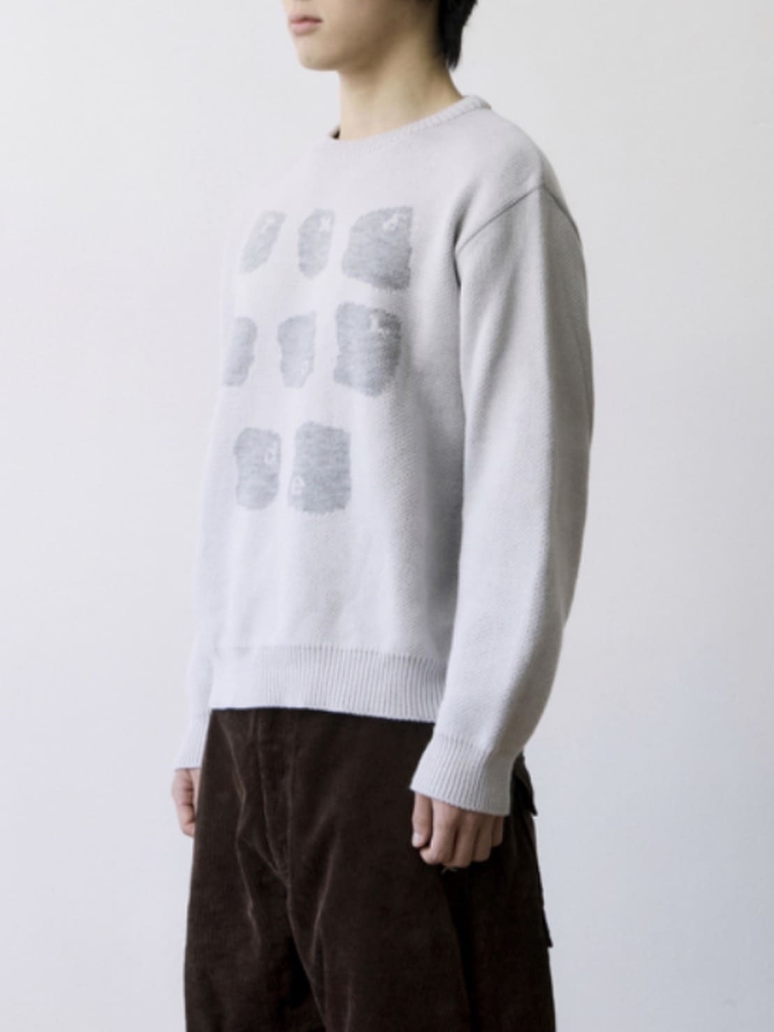 【THECOLDESTMOMENT】TCM typing logo knit