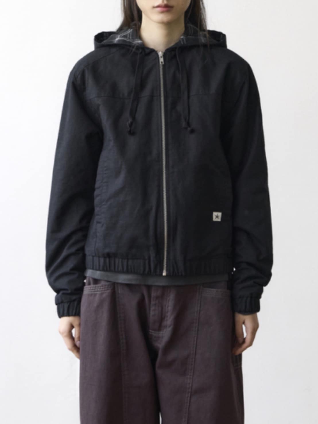【THECOLDESTMOMENT】TCM mini logo active jacket