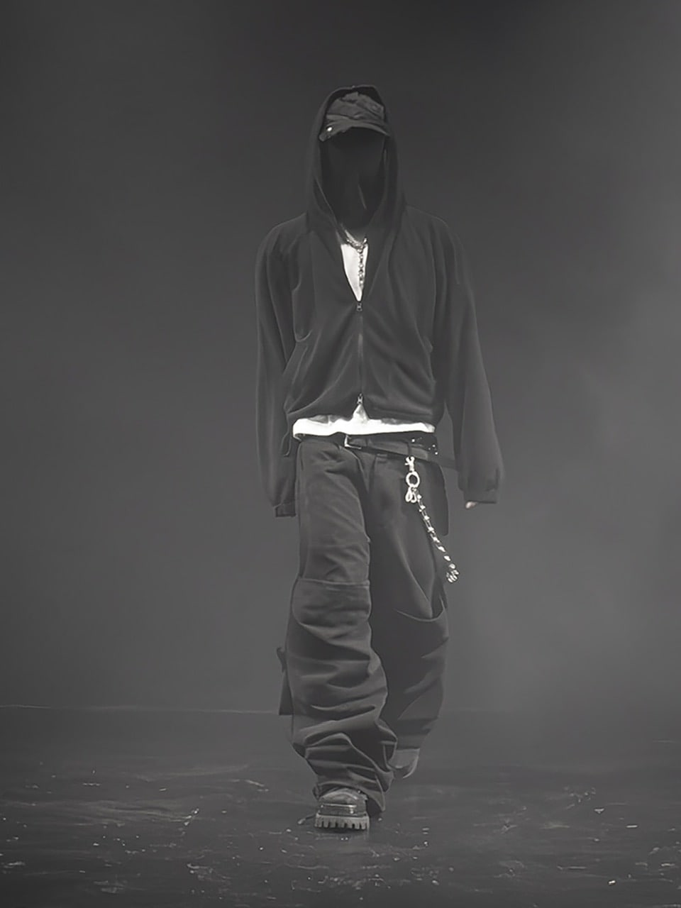 【roaringrad】BALACLAVA FLEECE HOOD JACKET