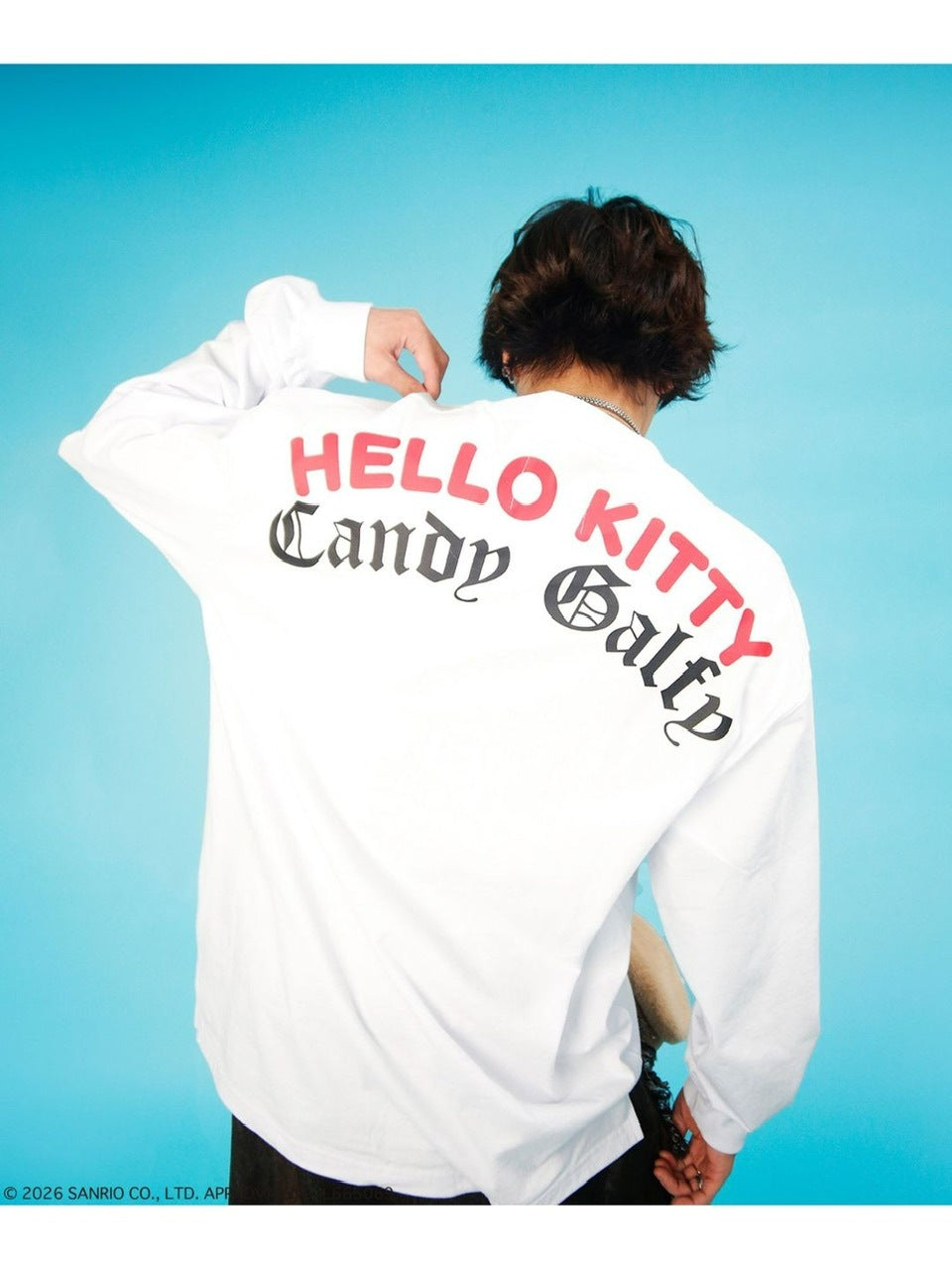 【GALFY×KITTY】キティガルTee / 【ガルフィー×キティー】プリント長袖Tシャツ