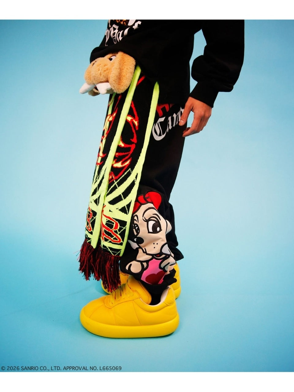 【GALFY×KITTY】仲子スウェパン / 【ガルフィー×キティー】キティスウェットパンツ