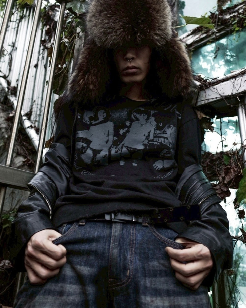 【SUNDAY OFF CLUB】ADRENALINE WASHED COLLAR T SHIRT