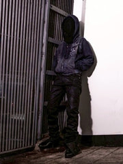 【SUNDAY OFF CLUB】ADRENALINE THRASHED ZIP HOODIE