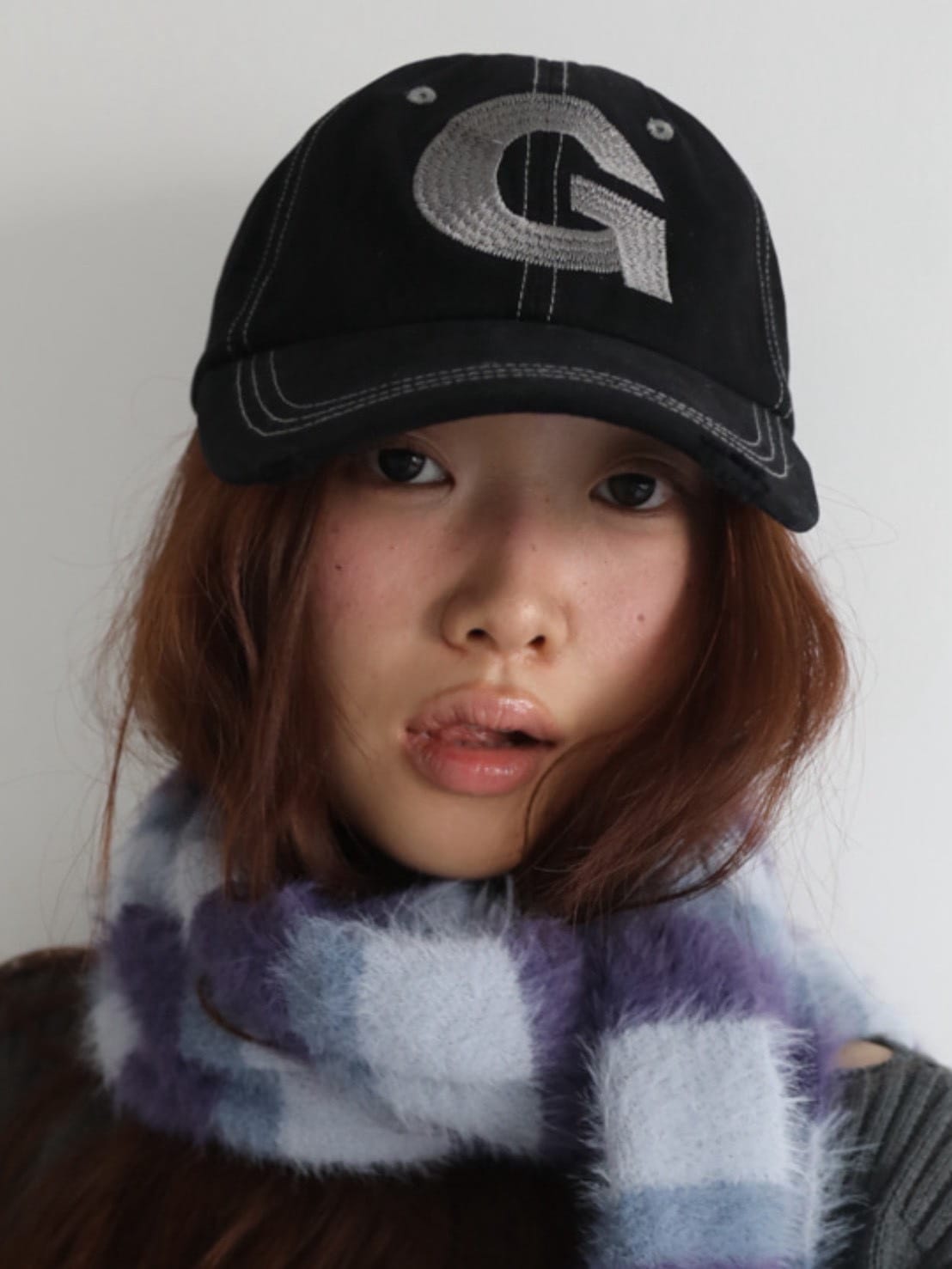 【IUGAMAKARAS】G Needlework Ball Cap