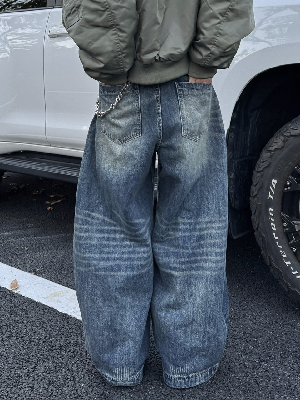 国際配送【RENOL】baggy denim pants