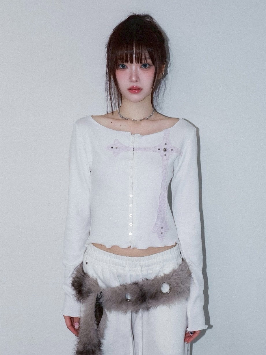 1/2 20:00発売【CHERRYQUIRI】rough gothic cross patch cd