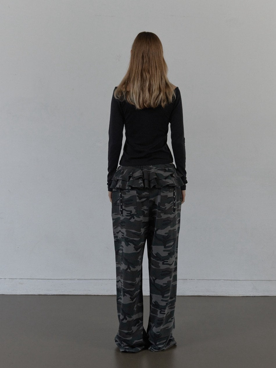 【SETUP‐EXE】SLEEVELESS LAYERED TOP / 【セットアップエグゼ】キャミレイヤード長袖Tシャツ