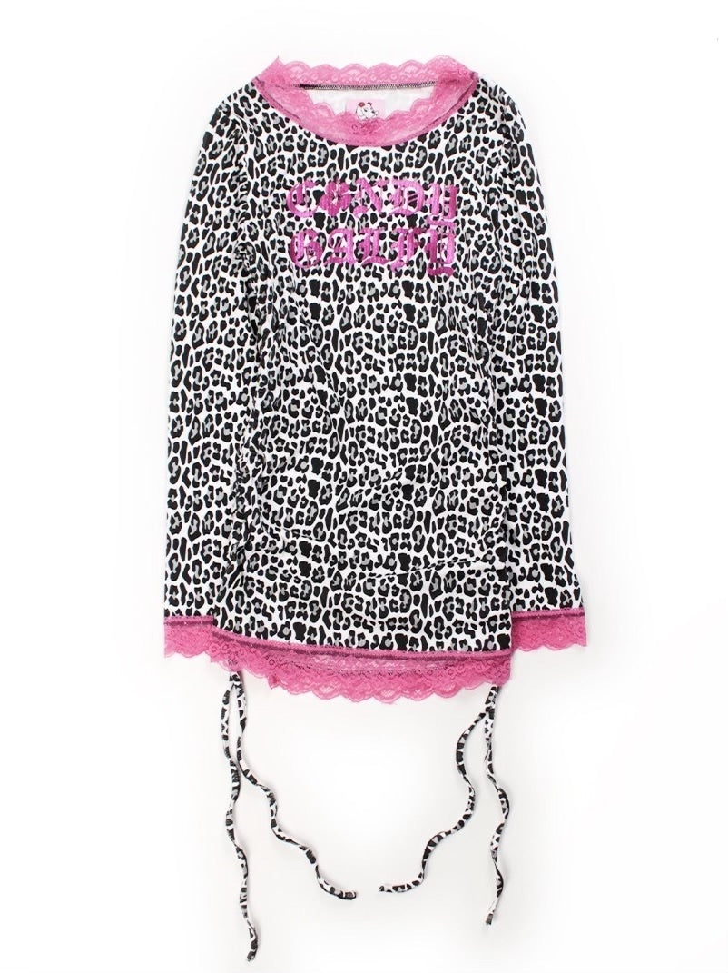 【GALFY】ギラギャル2WAYワンピ / 【ガルフィー】2wayレオパードリボンワンピース