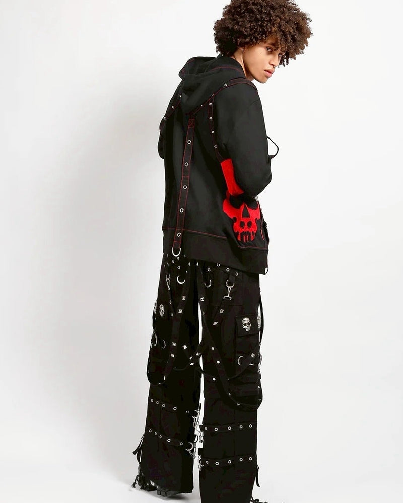 【TRIPP nyc】SKULL STUD DENIM DARK STREET PANT[BD3691M] / 【トリップ ニューヨーク 】ボンテージスカルスタッズデニムパンツ